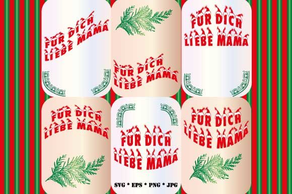 6 X Für Dich Liebe Mama Christmas
