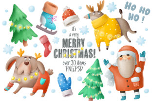 Christmas Clipart and Characters Set
