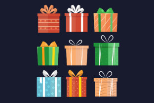Christmas Gift Collection Illustrations