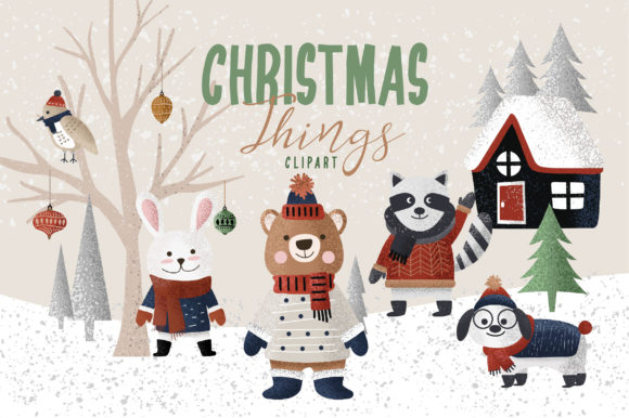 Christmas Things Illustrations: A Brand Designer’s Take