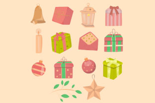 Collection Christmas Elements Illustrations