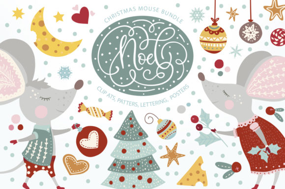 Noel Christmas Mouse Bundle