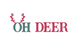Oh Deer: A Christmas Graphic Design Asset for Real Publishing