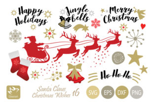 Santa Claus and Christmas Wishes Illustrations