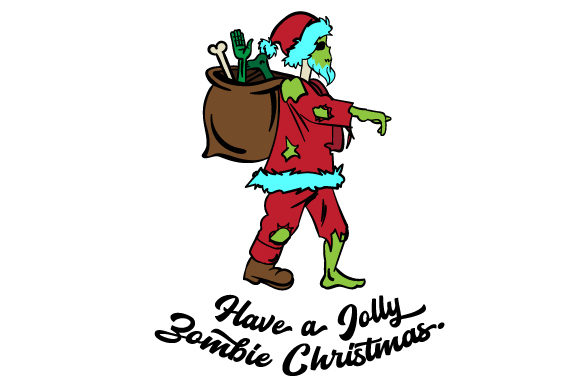 Zombie Santa for Christmas Creations